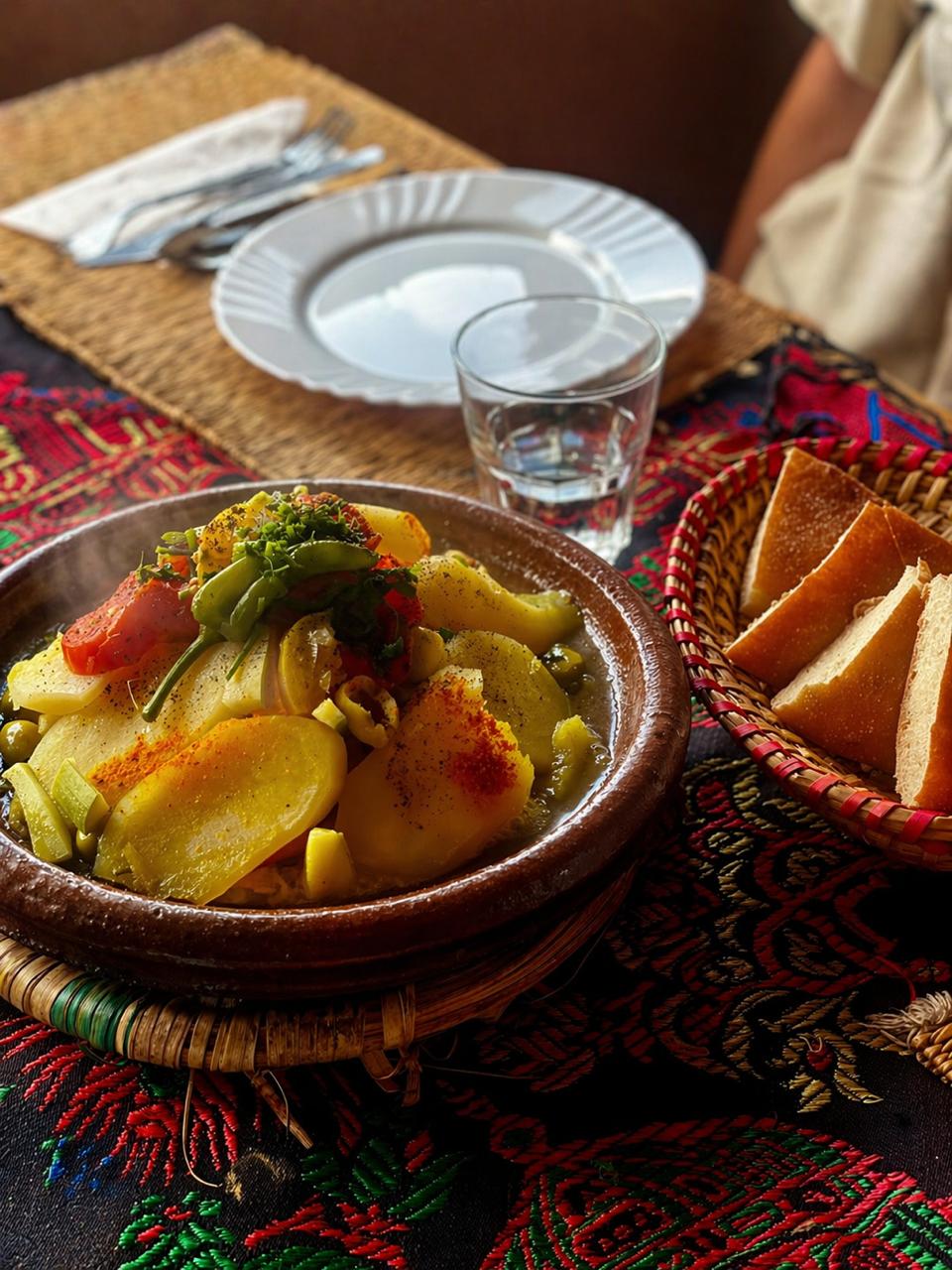 Moroccan tagine cooking